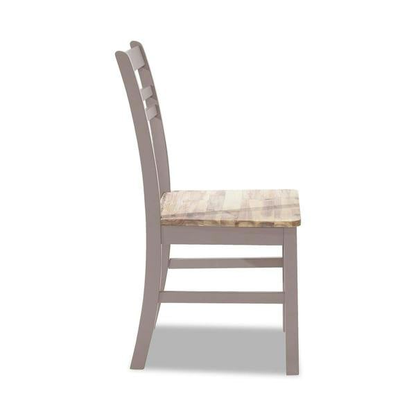 Statement Furniture Florence Wooden Chair Country Style with Acacia Wood Seat