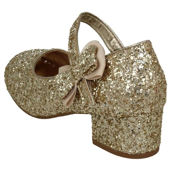 Spot On Girls Spot On Block Heel Party Shoes H3086