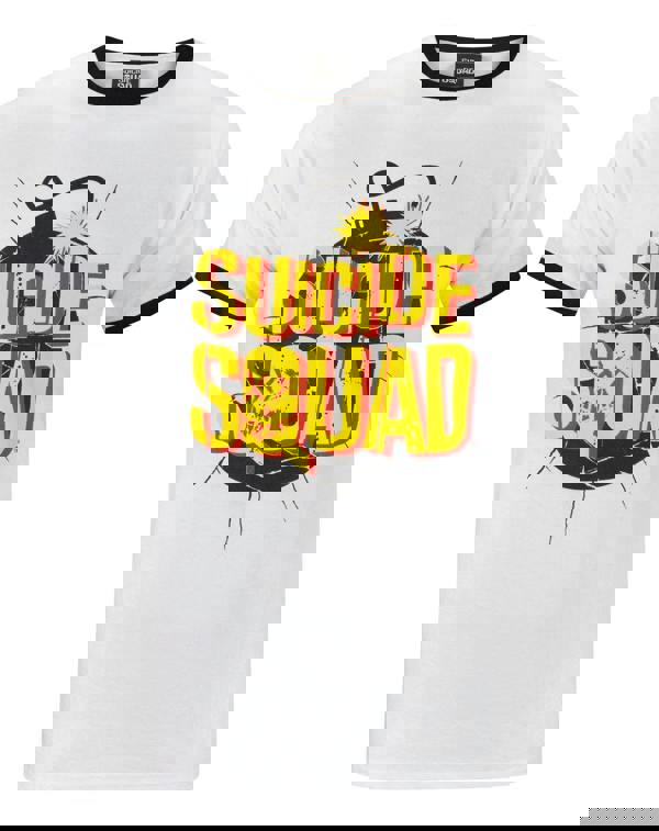 DC Comics Unisex White Logo Short Sleeved T-Shirt