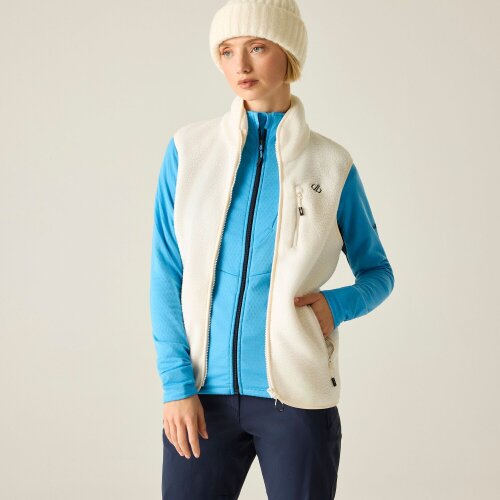 Dare 2B Womens Excursion Fleece Body Warmer - Egret
