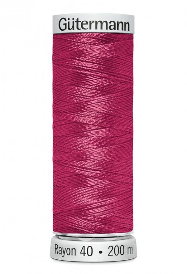Gutermann No 40 Sulky Rayon Embroidery Thread 200m Rayon Thread Suitable For Embroidery
