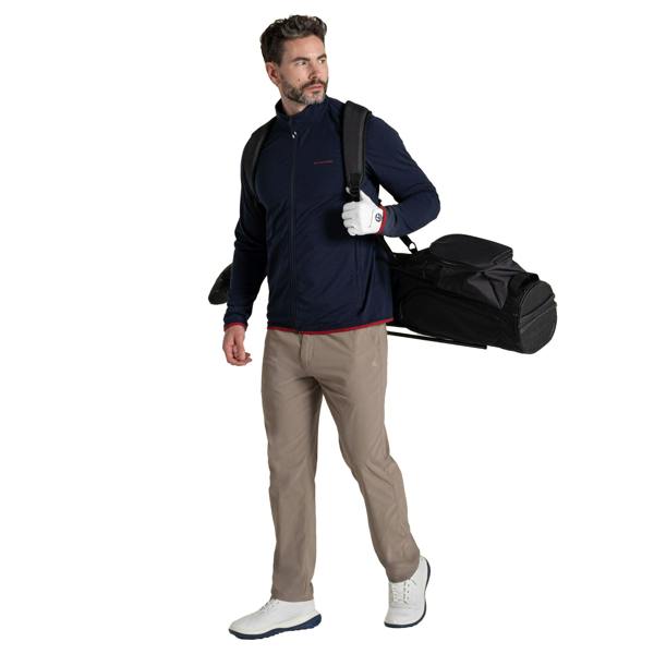 Craghoppers Mens Copthorne Nosilife Full Zip Golf Fleece Jacket - Blue Navy - 