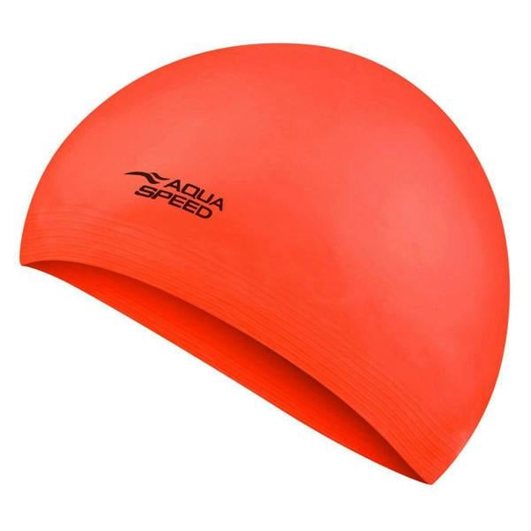 Aqua Speed Unisex Adult Soft Latex Swimming Cap | Comfortable Elastic Flexible Cap