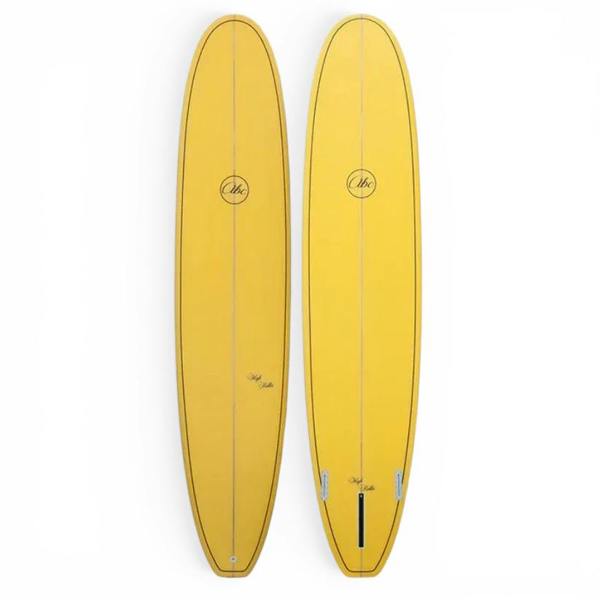 ABC High Roller Longboard Surfboard Yellow 9'1"
