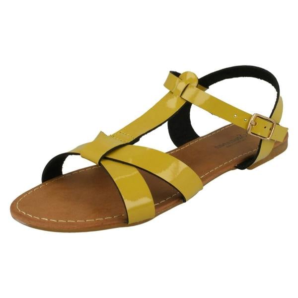 Savannah Ladies Savannah X Stap T Bar Sandal