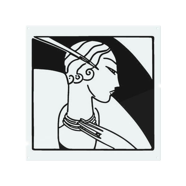 Benjamin Tate Design Art Deco Woman Splash Back