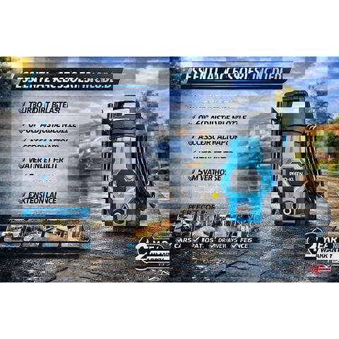 ProKleen Pro-Kleen Pressure Washer Jet Power Wash High Performance Cleaner For Patio and Car 1400W