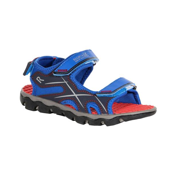 Regatta Childrens/Kids Kota Drift Sandals - Oxford Blue/Pepper - 