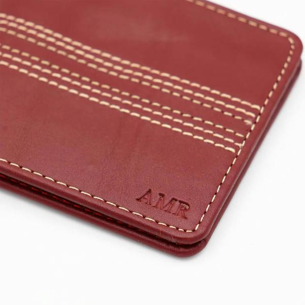 Abode Home & Gifts Vintage Leather Cricket Ball Wallet