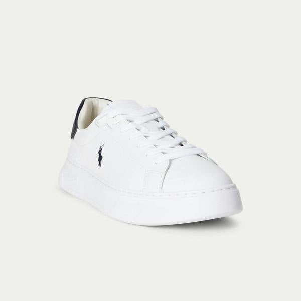 Polo Ralph Lauren RLITE COURT Casual Trainers   in  White