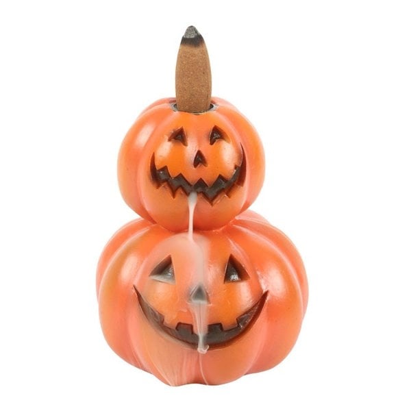 Serano Stacked Pumpkins Backflow Incense Burner