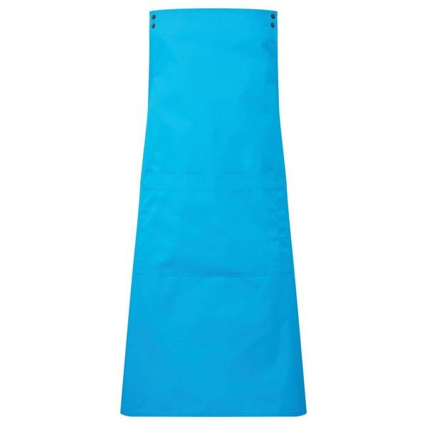 Premier Unisex Adult Swap & Pop Customizable Full Apron - Turquoise