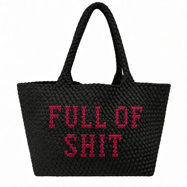 Lilly Loves Large Full Of Shit Burgundy Handbag