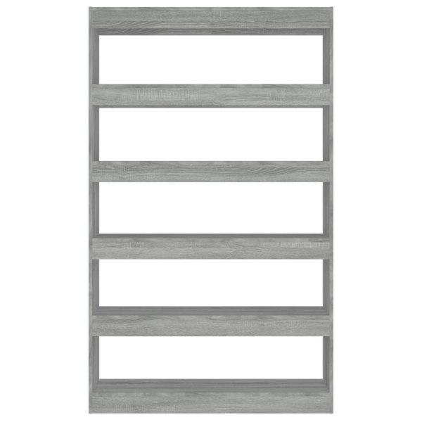 Berkfield Book Cabinet/Room Divider Grey Sonoma 100x30x166 cm