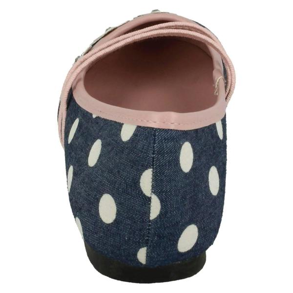 Spot On Girls Spot On Flat Floral Ballerina Shoes