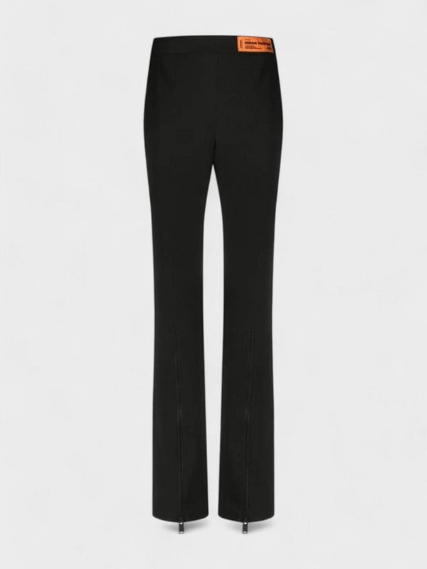 Heron Preston Gabardine Stretch Zip Pants Black - Supplied FashionOff White