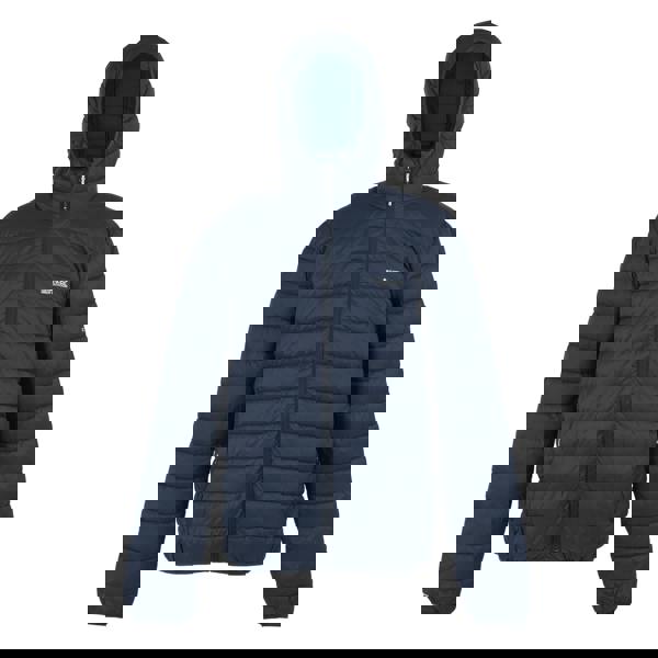 Regatta Mens Marizion Baffled Hooded Padded Jacket - Navy/Olympian Blue