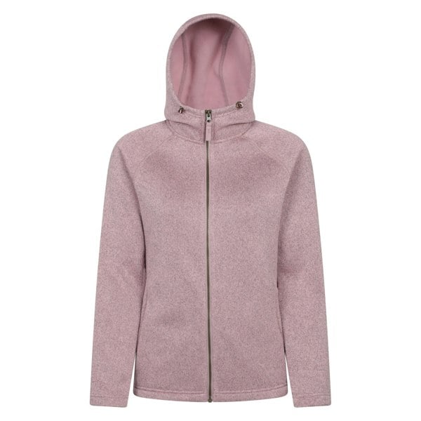 Mountain Warehouse Women's Nevis Full Zip Hoodie - Pale Pink