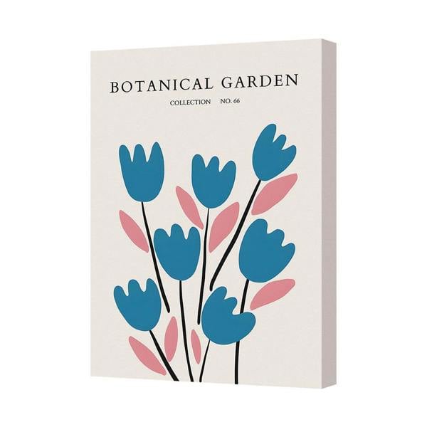 Benjamin Tate Design Botanical Garden Canvas Print Contemporary Wall Art Collection No 66 Handmade UK