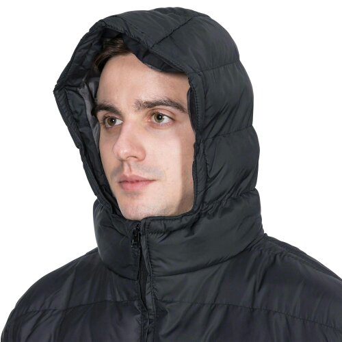 Trespass Men's Oskar Padded Water Resistant Jacket - Black