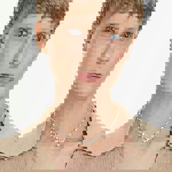 Swarovski Mesmera Gold Tone Plated Zirconia Necklace 5743826