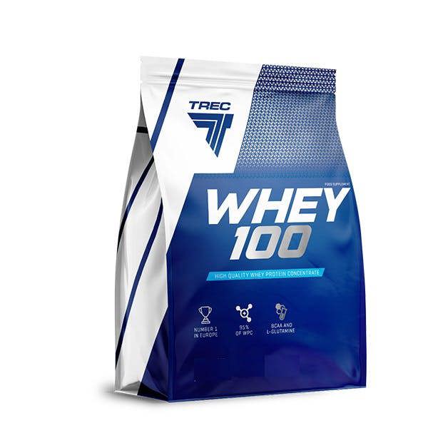 Trec Nutrition Whey 100 (Bag), Double Chocolate - 2275g
