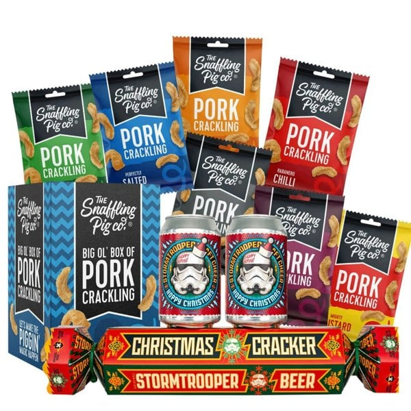 The Snaffling Pig Co Stormtrooper Beer & Crackling Mega Chrimbo Bundle