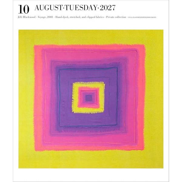 Art Gallery Desk Calendar 2027, Desk Calendars, Day To View, Art, Gift