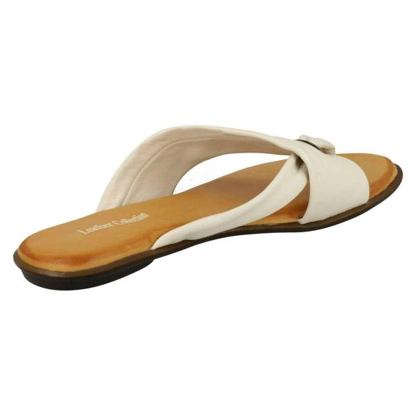Leather Collection Ladies Leather Collection Toepost Sandals