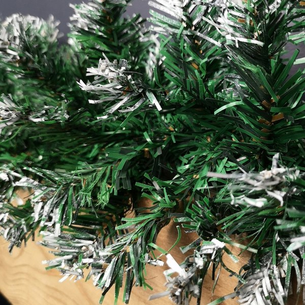 Samuel Alexander 2.7m Snow Tipped Green Christmas Garland with 260 Tips