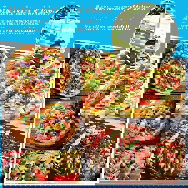 Gr8 Garden Pizza Oven Portable 12" Wood Pellet BBQ Stainless Steel Outdoor Grill Cooker