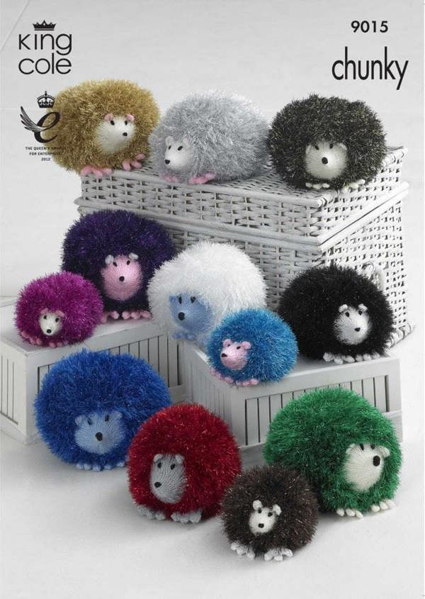 King Cole Tinsel Knitting Pattern 9015, Toys - Intermediate
