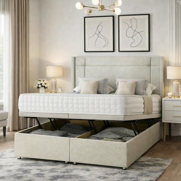 Great British Beds Dingley Winged Divan Ottoman Bed