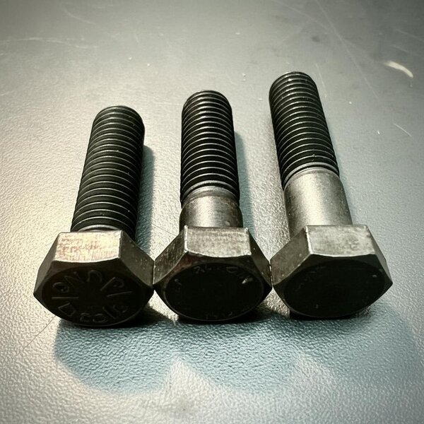 Fixaball UNC 3/8" Hex Bolt Set Screw High Tensile Self Colour Black Over 7.5/8"