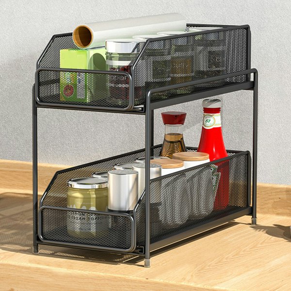 Living and Home Multi-Purpose Cosmetics Storage Rack Storage Shelf For Kitchen Bathroom