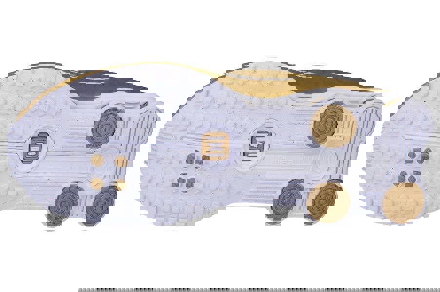 Nike Shox R4 Gs Running Trainers Cw2626 Sneakers Shoes  700 - Metallic Gold 700 - Photo 4