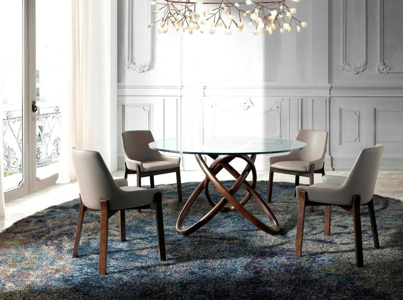 Angel Cerdá Dark Mink Leatherette Chair 4017