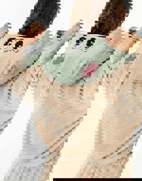 Star Wars Unisex Brown Mandalorian Hooded Bathrobe