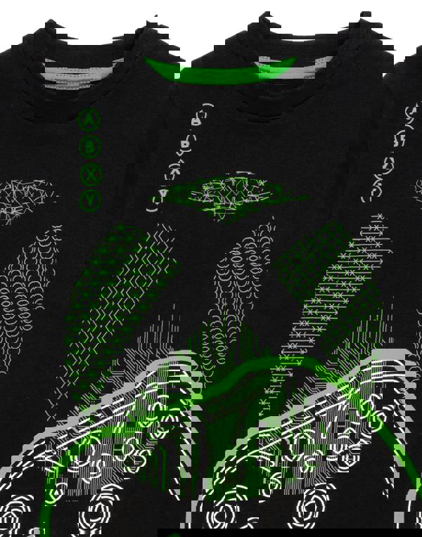 Xbox Boys Black Game Controller Long Sleeve Long Leg Pyjama Set [dis]