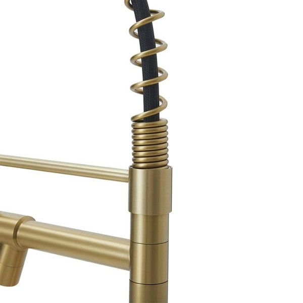 Stainless Steel Kitchen Faucet with Pull Down Spring Spout and Pot Filler Kitchen Taps Living and Home