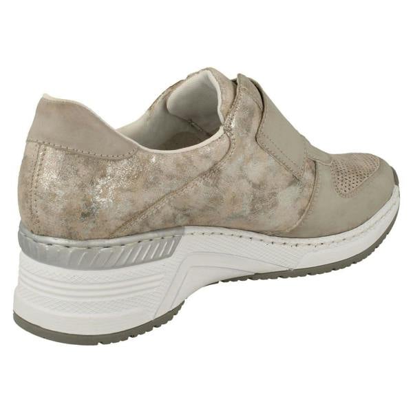 Rieker Ladies Rieker Wedge Heeled Trainers N4354