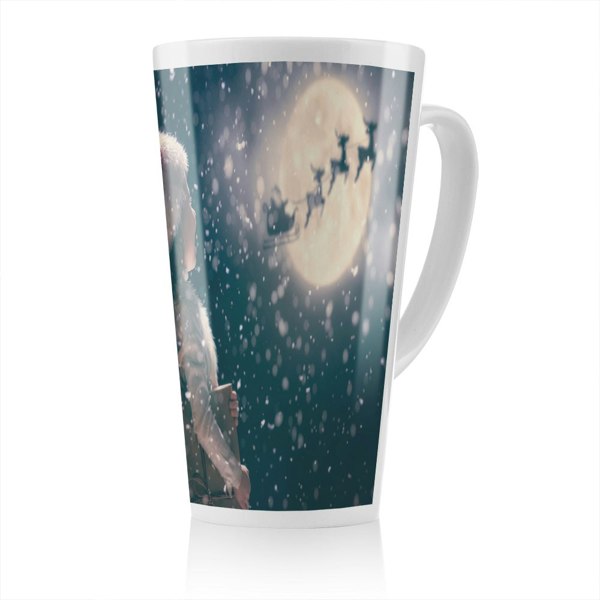 Benjamin Tate Design Kids Enjoy The Holiday Dining Latte Mug
