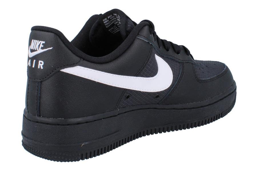 Nike Air Force 1 07 Lv8 Mens Trainers Ir0952 Shoes  001 - Black White Black 001 - Photo 2