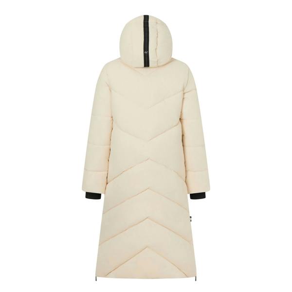 Regatta Womens/Ladies Merida Long Length Padded Jacket - Light Vanilla
