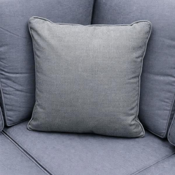 Scatter Cushions 45cmx45cm (18"x18") - Garden Sofa Cushions Pillows UK Made CHARCOAL The Garden Furniture Shop