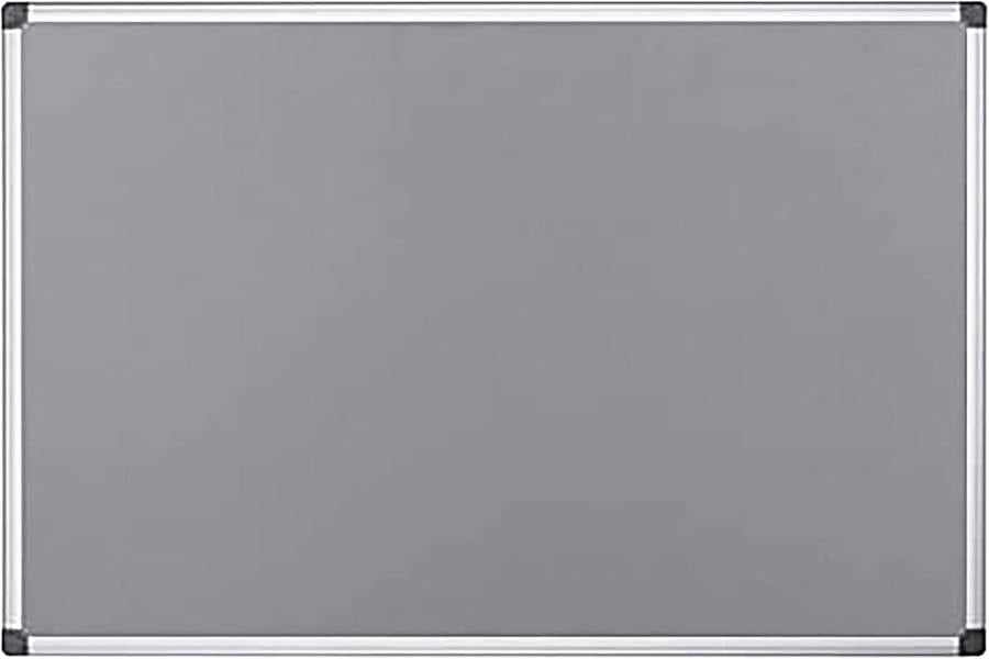 KAV 900 x 600mm Aluminium Frame Notice Pin Board - Felt Notice Board Bulletin Frame for Office, School, Bedroom, Memo, and Home
