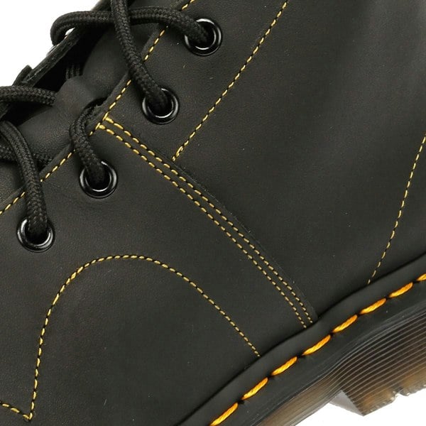 Dr. Martens Church Leather Black Boots