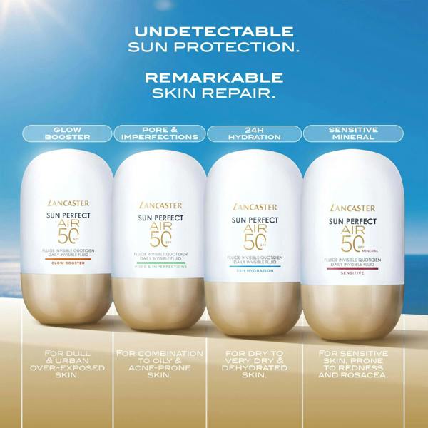 Lancaster Sun Perfect AIR Daily Invisible Fluid SPF50 24H Hydration 40ml - Additional 5