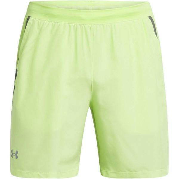 Under Armour Mens Launch 2 in 1 Running Shorts - Green - 