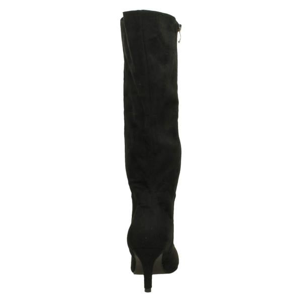 Spot On Ladies Spot On Stiletto Knee High Boots F51237